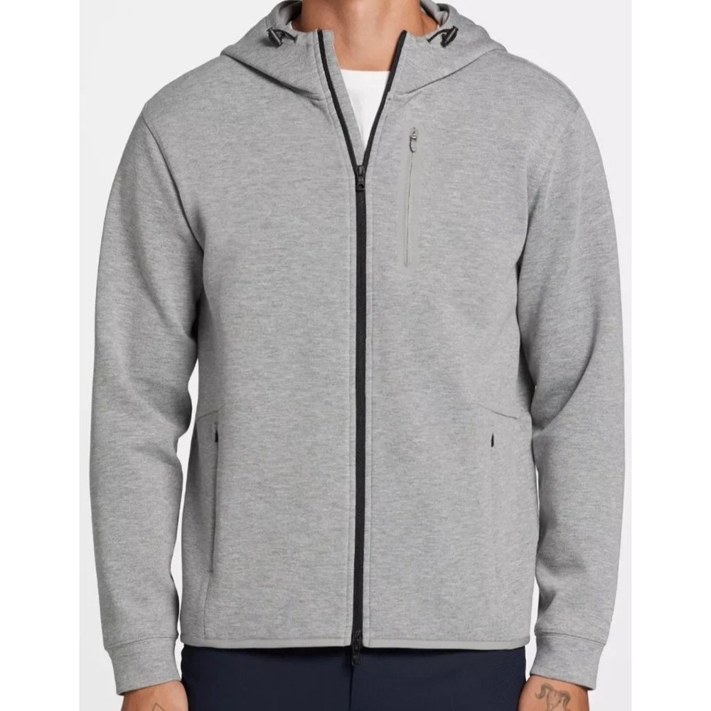 VRST Pinnacle Fleece Full Zip Mid Mens S Grey Heather NWT